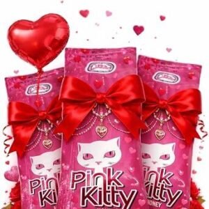 Natural Honey Blend Stick Packets Pink Kitty - pack of 6